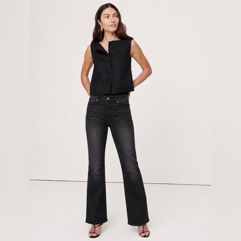 NWT! Banana Republic Black High-Rise Bootcut Jean - Size 4 / 27 🩷